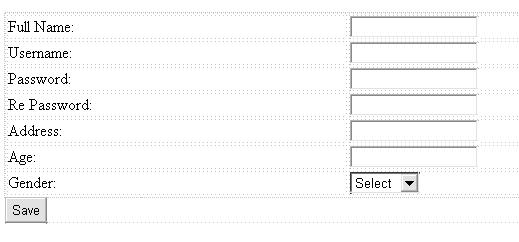 Simple Application Form For The Simplicity Of This Demo I Set Up