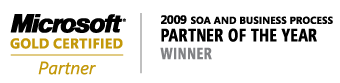 Microsoft 2009 SOA Business Process Partner of the Year Winner