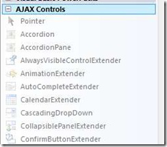 AJAX controls error