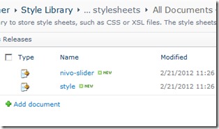 Stylesheets