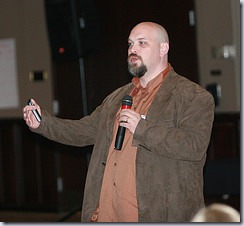 Josh Holmes presenting the keynote Josh Holmes presenting the keynote