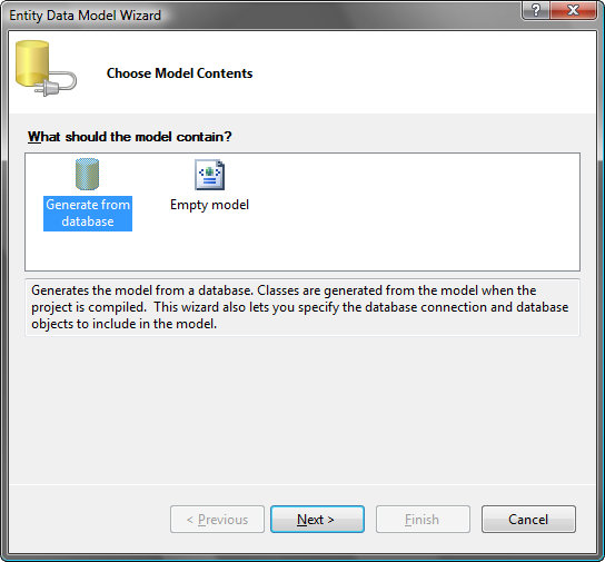 EDM Wizard: Step 1