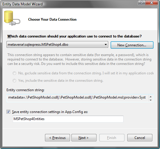 EDM Wizard: Step 2