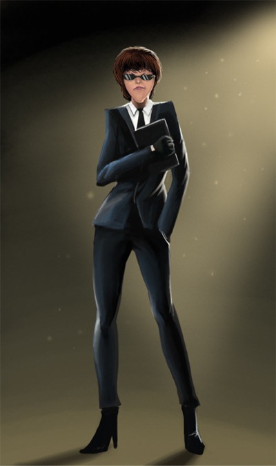 Asia standing