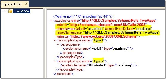 ImportedSchema ImportedSchema