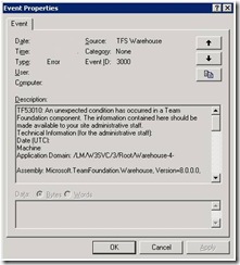 Event ID 3000 Error