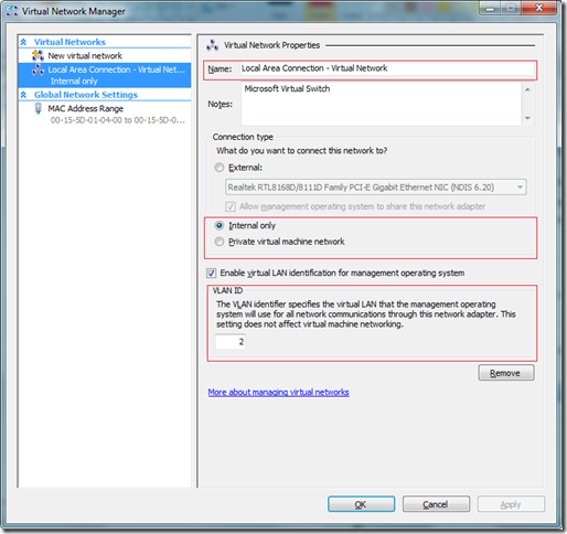 VirtualNetworkConfig