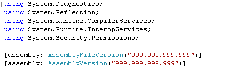 Versioning strategy .net