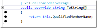 ExcludeFromCodeCoverage ExcludeFromCodeCoverage