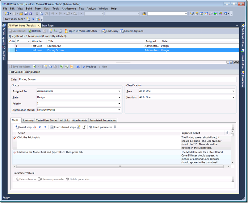 Test Case With Lots of Steps - VS2010 Test Case With Lots of Steps - VS2010