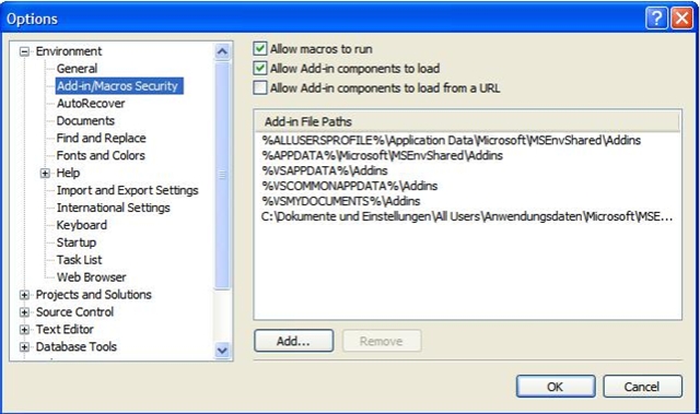 Wse 3 0 Configuration Tool Does Not Appear In Visual Studio 05