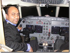 Eric and Praveen on Corporate Flight
