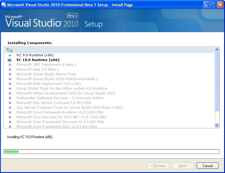 Step By Step Installing Visual Studio 10