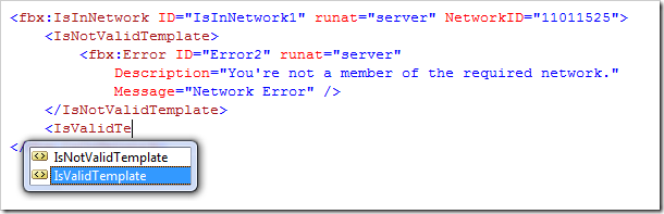 The fb:is-in-network source code.