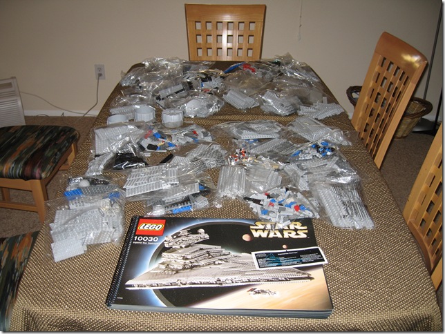 On the dining room table