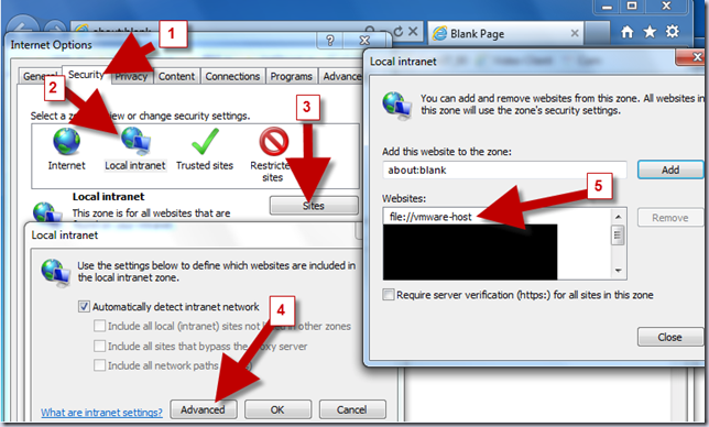 Setting Local Intranet Setting Local Intranet
