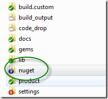 nuget folder nuget folder