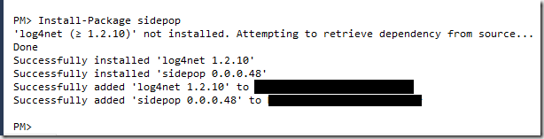 PM is for Package Manager... :D Package Manager Console