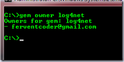 Gem owners for log4net Gem owners for log4net
