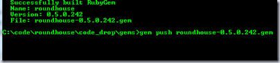 gem push roundhouse gem push roundhouse