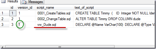 Version Id 1 for vw_Dude.sql