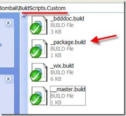 BuildScripts custom directory