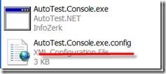 Showing AutoTest.Console.exe.config