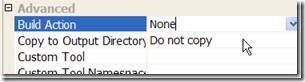 Properties of .template file BEFORE