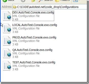 Configurations folder with all of the configurations that have been built by UppercuT