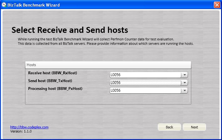 BizTalk Benchmark Wizard Hosts