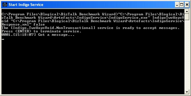BizTalk Benchmark Wizard Indigo