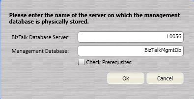 BizTalk Benchmark Wizard Server Popup