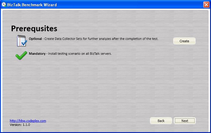 BizTalk Benchmark Wizard Prerequsites