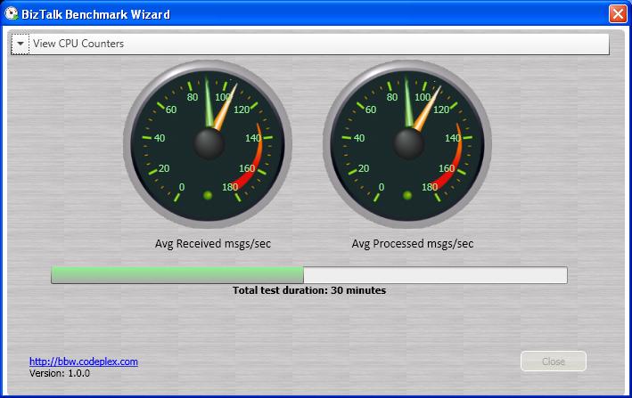 BizTalk Benchmark Wizard Dials