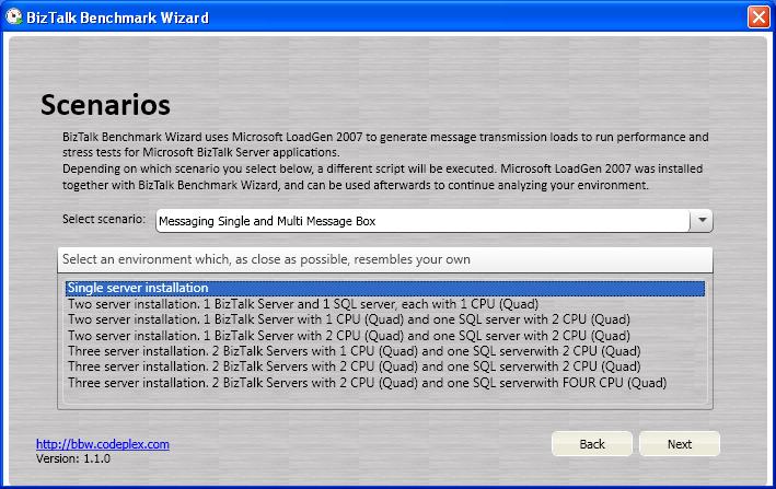 BizTalk Benchmark Wizard Scenarios