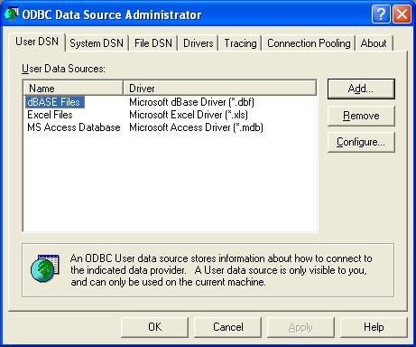 BizTalk 2009 ODBC Adapter Schema Generation - User DSN