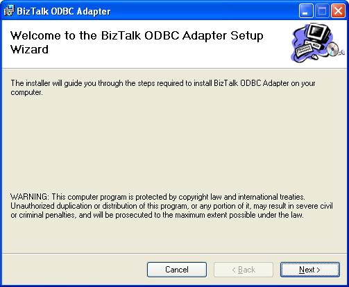 BizTalk 2009 Community ODBC Adapter - Splash Screen