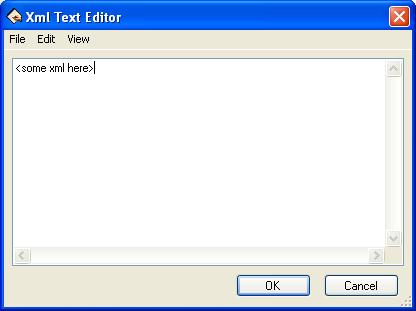 BizTalk 2009 Scheduled Task Adpater Receive Location - XML Text Editor