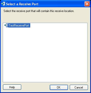 BizTalk 2009 Scheduled Task Adpater Receive Location - Select Port