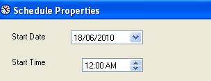 BizTalk 2009 Scheduled Task Adpater Receive Location - Start Date and Time