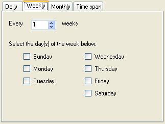 BizTalk 2009 Scheduled Task Adpater Receive Location - Weekly Schedule