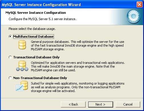 MySQL Configuration - Instance 2