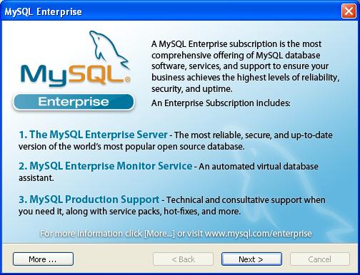 MySQL Installation - Subscription