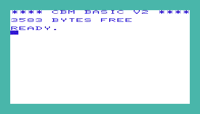 Vic 20 Boot Screen