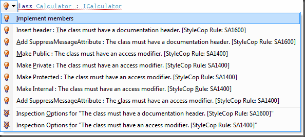 R# - ImplementMembers R# - ImplementMembers