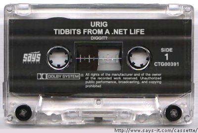 Sample audio cassette image