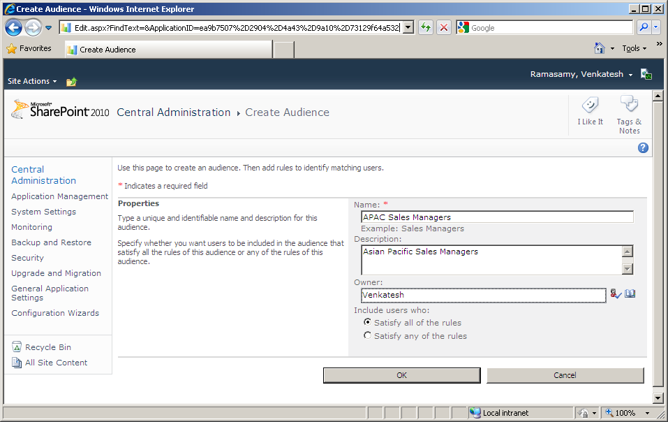Create Targer Audience
