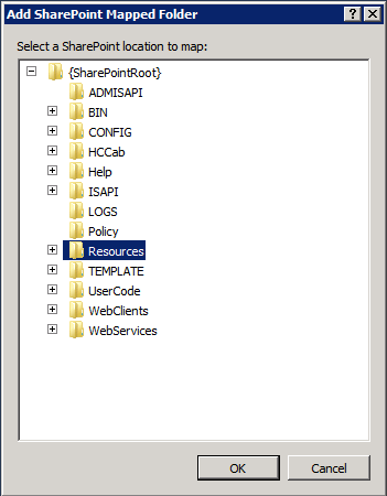 Add "Resources" Folder