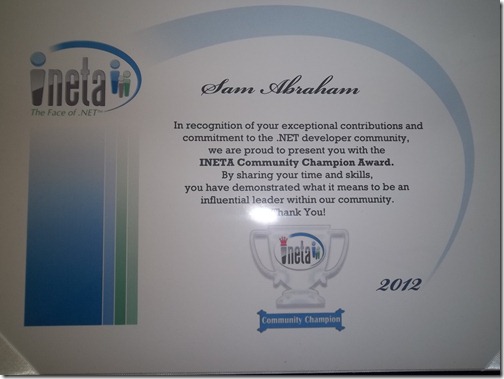 Sam_Abraham_INETA_Community_Champion_2012 Sam_Abraham_INETA_Community_Champion_2012
