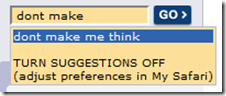 search suggestions, woo!